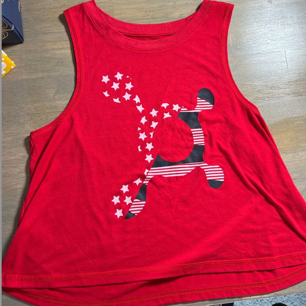 OrangeTheory Red Muscle Tank Top